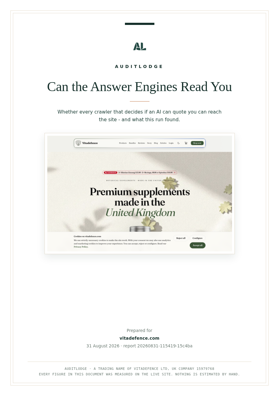 Can the Answer Engines Read You