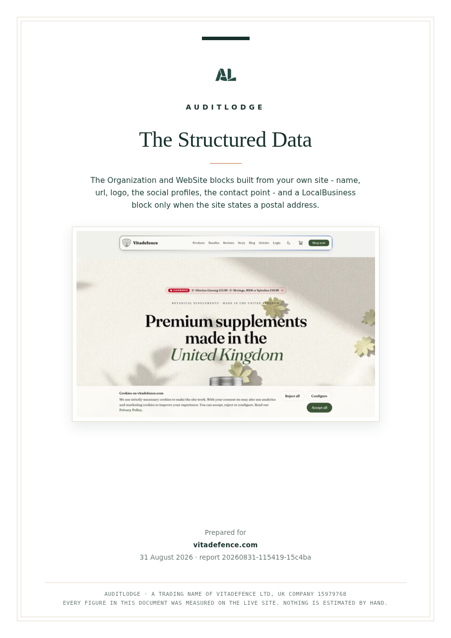 The Structured Data