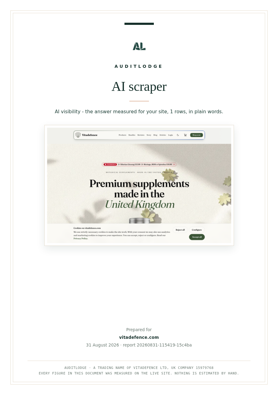 AI scraper