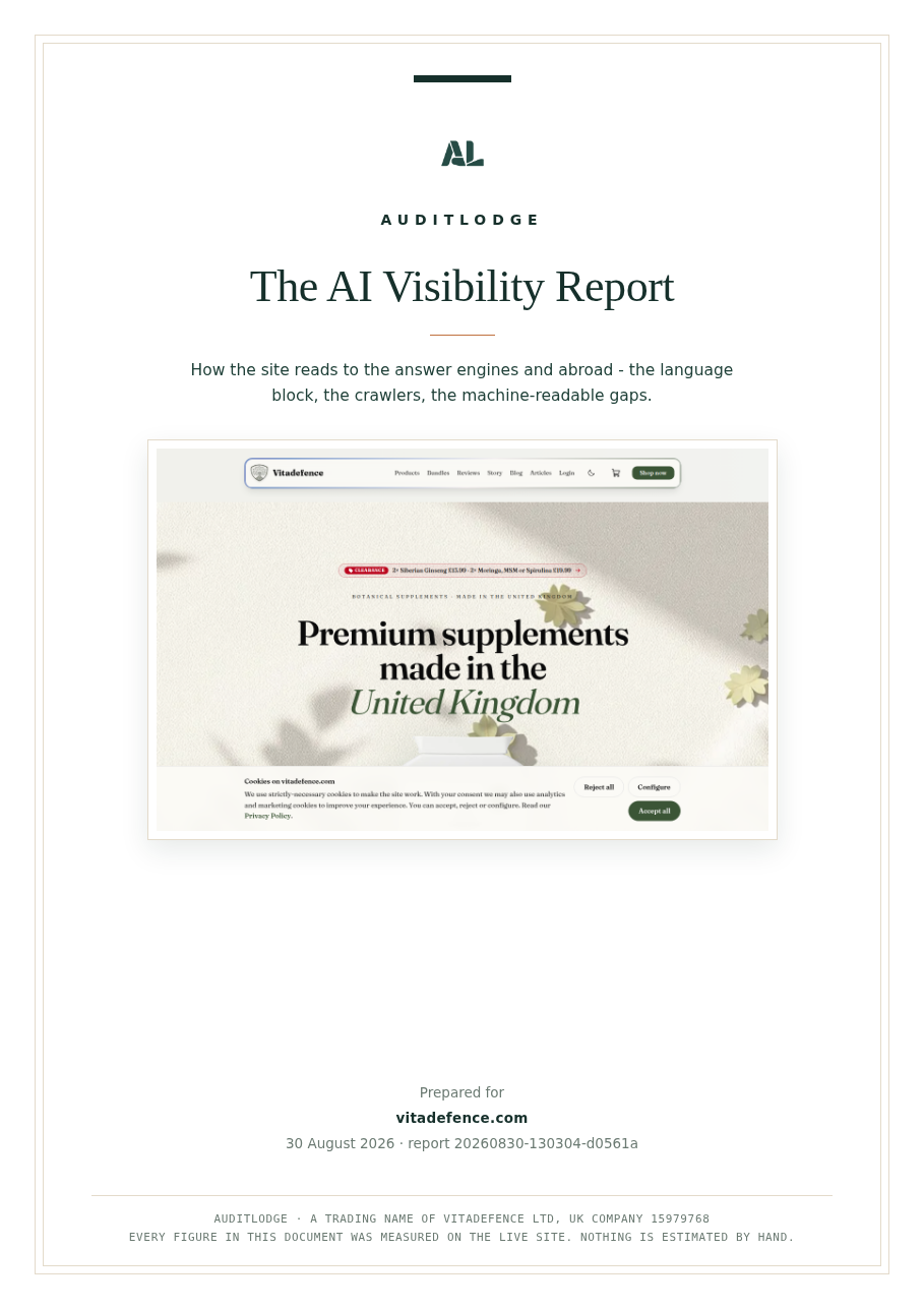 The AI Visibility Report