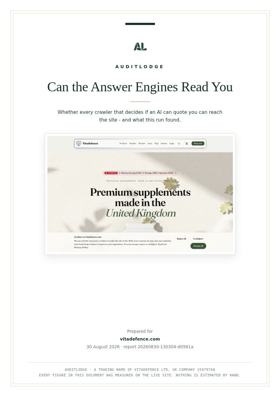 Can the Answer Engines Read You