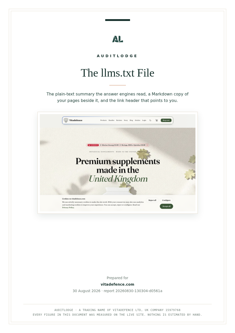 The llms.txt File