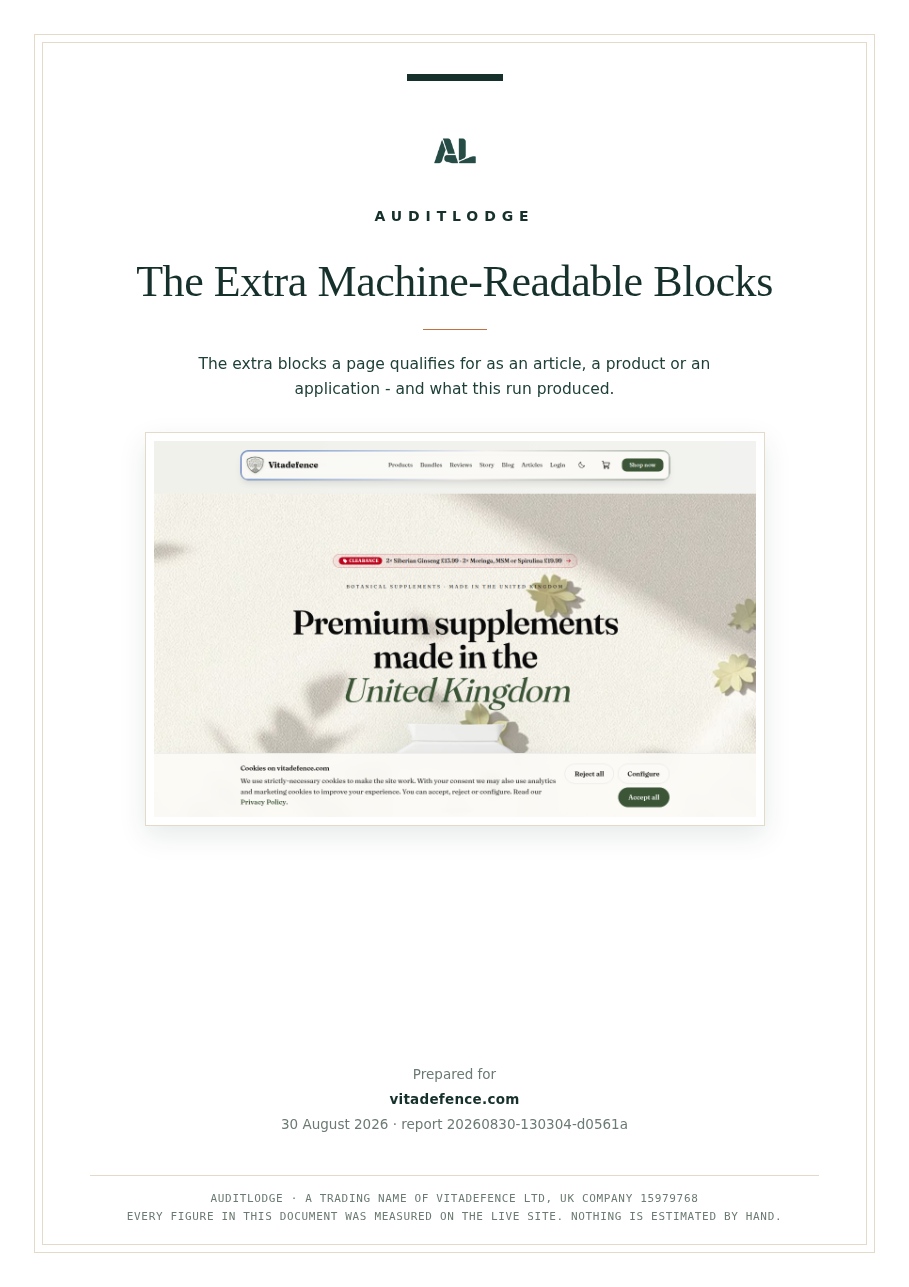 The Extra Machine-Readable Blocks